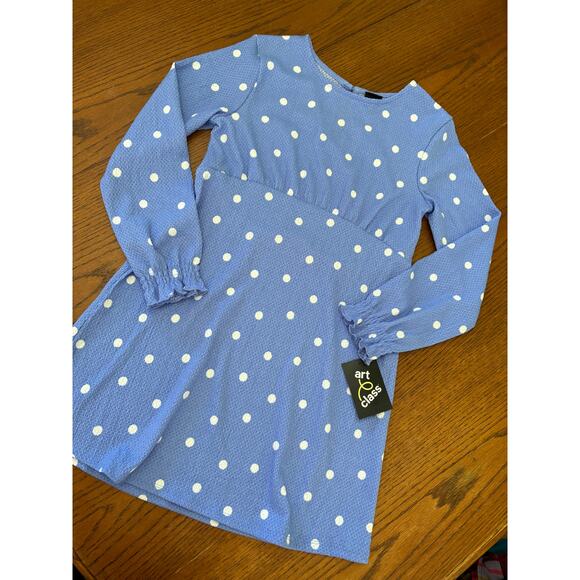 art class Other - NWT Art Class Blue Polka Dot Dress- Kids M